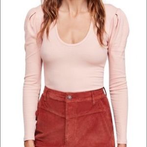 Free People hey lady long sleeves top size L